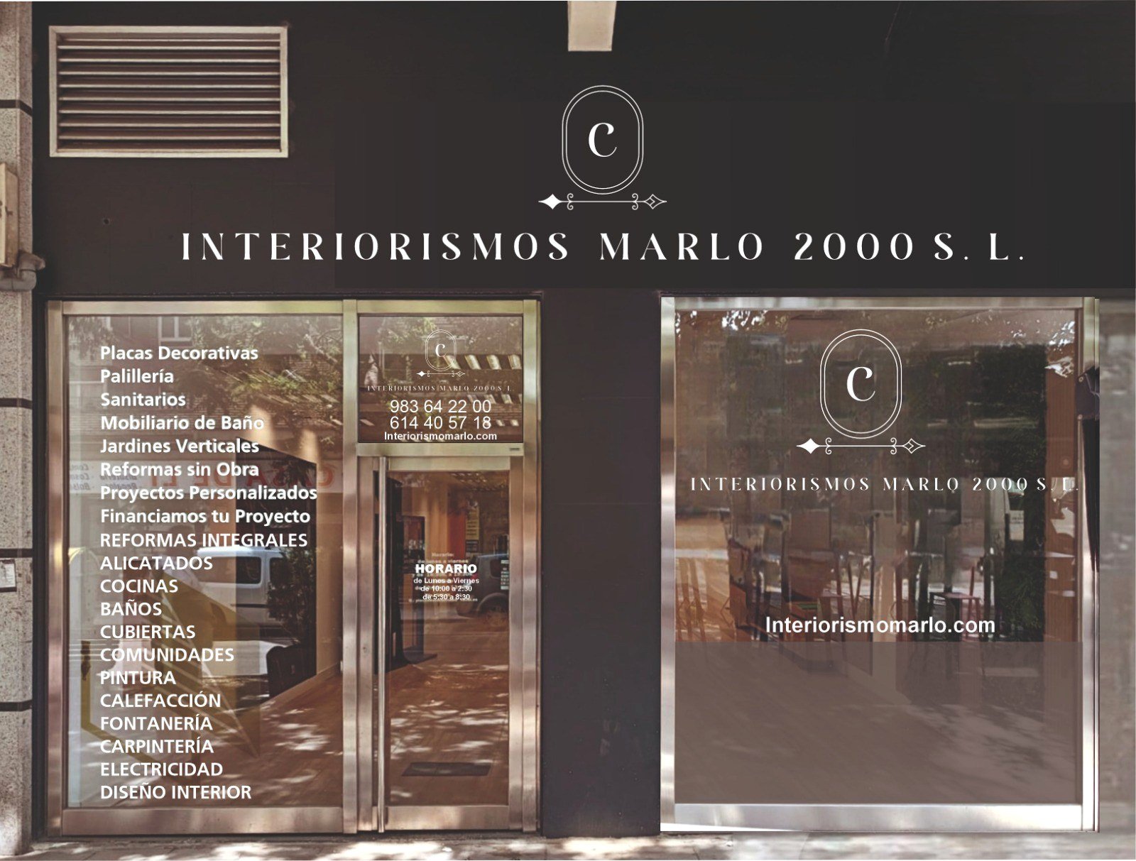Fachada de Reformas Interiorismo Marlo 2000 S.L. en Valladolid